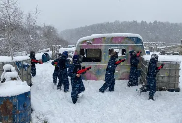 Półkolonie i ferie zimowe z paintballem