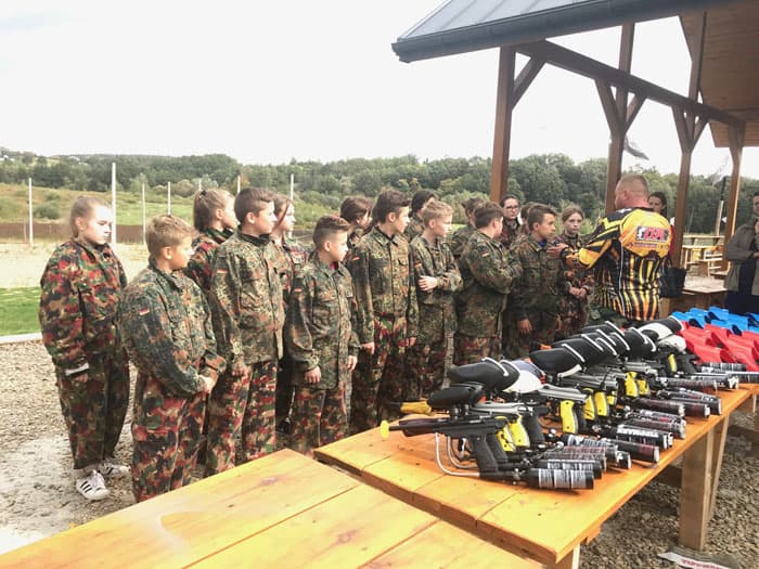 Paintball dla dzieci na półkoloniach